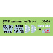 ICM 35656 1/35 FWD Type B WWI US Ammunition Truck