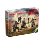 ICM 35715 1/35 German Mortar GRW 34 With Crew Mortar And 4 Figures
