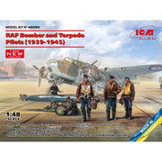 ICM 48090 1/48 RAF Bomber And Torpedo Pilots 1939-1945