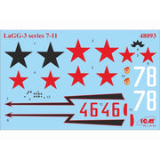 ICM 48093 1/48 LaGG-3 series 7-11 WWII Soviet Fighter 4823044402328
