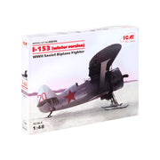 ICM 48096 1/48 I-153 WWII Soviet Biplane Fighter winter version