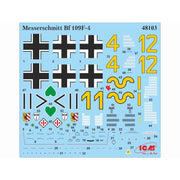 ICM 48103 1/48 Messerschmitt Bf 109F-4 WWII German Fighter
