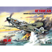 ICM 48104 1/48 Messerschmitt Bf 109F-4/B WWII German Fighter-Bomber