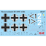 ICM 48107 1/48 Messerschmitt Bf 109F-4/R6 WWII German Fighter