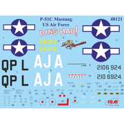 ICM 48121 1/48 Mustang P-51C WWII American Fighter