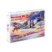 ICM 48123 1/48 Mustang Mk.III WWII RAF Fighter