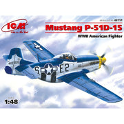 ICM 48151 1/48 Mustang P-51D-15 WWII American Fighter
