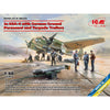 ICM 48229 1/48 Junkers Ju-88A-4 with German Ground Personnel and Torpedo Trailers