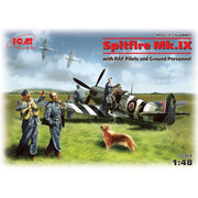 ICM 48801 1/48 Spitfire Mk.IX with RAF Pilots and Ground Personnel
