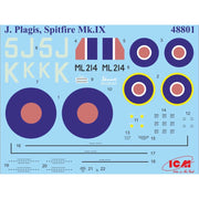 ICM 48801 1/48 Spitfire Mk.IX with RAF Pilots and Ground Personnel