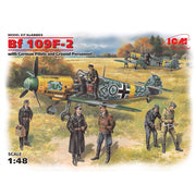 ICM 48803 1/48 Bf 109F-2 with German Pilots and Ground Personnel