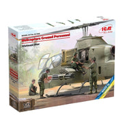 ICM 53102 1/35 Helicopters Ground Personnel Vietnam War