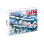 ICM 72013 1/72 I-15 bis WWII Soviet Biplane Fighter Winter Version