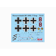 ICM 72133 1/72 Messerschmitt Bf 109E-7/Trop WWII German Fighter