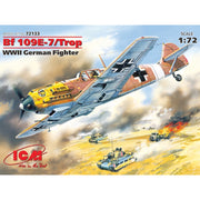 ICM 72133 1/72 Messerschmitt Bf 109E-7/Trop WWII German Fighter