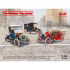 ICM DS2402 1/24 The Various 'Tin Lizzie' Model T 1913 Roadster, Model T 1914 Firetruck, Model T 1912 Light Delivery Car