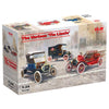 ICM DS2402 1/24 The Various 'Tin Lizzie' Model T 1913 Roadster, Model T 1914 Firetruck, Model T 1912 Light Delivery Car 12390790