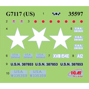 ICM DS-3528 1/35 WWII US military vehicles. G7117, Studebaker US6-U3, Studebaker US6-U5 4823044411672