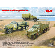 ICM DS-3528 1/35 WWII US military vehicles. G7117, Studebaker US6-U3, Studebaker US6-U5 4823044411672