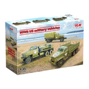 ICM DS-3528 1/35 WWII US military vehicles. G7117, Studebaker US6-U3, Studebaker US6-U5 4823044411672