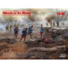 ICM DS3530 1/35 Miracle on the Marne' includes German Infantry, WWI German MG08 MG Team, French Infantry (1914), British Infantry (1914), WWI British Vickers MG Crew 4823044411696