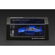 Ignition Model IG4174 1/64 Nissan Skyline GT-R BNR34 NISMO Customized Blue Metallic