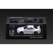 Ignition Model IG4175 1/64 Nissan Skyline GT-R BNR34 NISMO Customized White Metallic