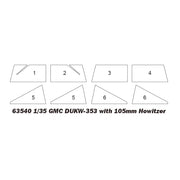 I Love Kit 1/35 GMC DUKW-353 with 105mm Howitzer Plastic Model Kit
