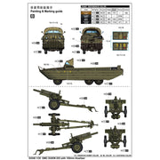 I Love Kit 1/35 GMC DUKW-353 with 105mm Howitzer Plastic Model Kit