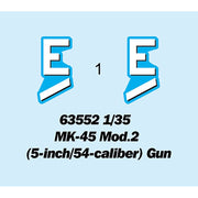 I Love Kit 1/35 MK-45 Mod.2 (5-inch/54-caliber) Gun Plastic Model Kit
