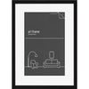 Puzzle Frame 55x75cm Black