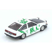 Inno IN64-AE86-KT 1/64 Toyota Sprinter Trueno Ae86 Keiichi Tsuchiya With Chase Car Limited Edition