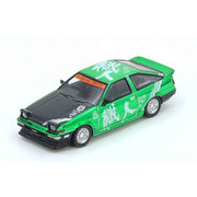 Inno IN64-AE86-KT 1/64 Toyota Sprinter Trueno Ae86 Keiichi Tsuchiya With Chase Car Limited Edition