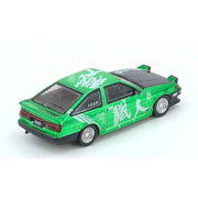 Inno IN64-AE86-KT 1/64 Toyota Sprinter Trueno Ae86 Keiichi Tsuchiya With Chase Car Limited Edition