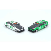 Inno IN64-AE86-KT 1/64 Toyota Sprinter Trueno Ae86 Keiichi Tsuchiya With Chase Car Limited Edition
