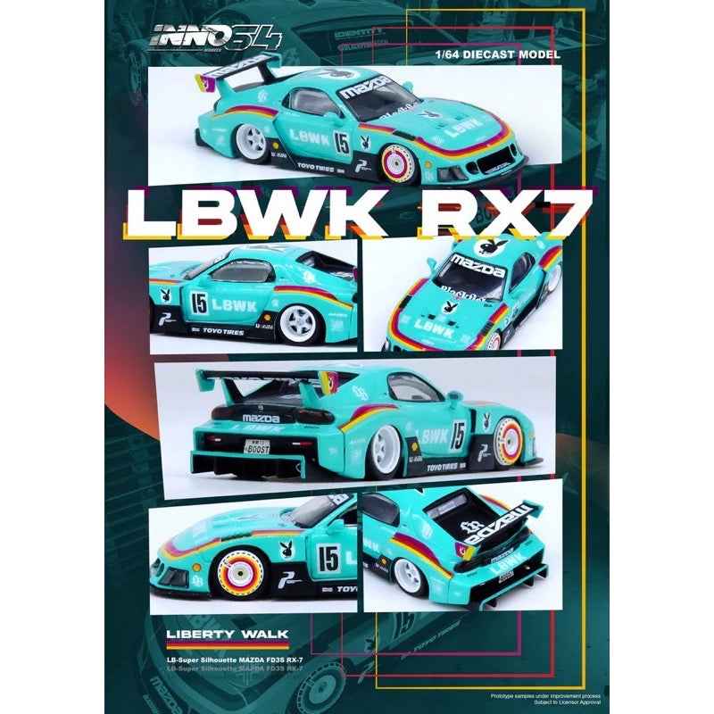 Inno 64-LBWK-RX7-03 1/64 LBWK Mazda RX-7 FD3S LB-Super Silhouette | Buy ...