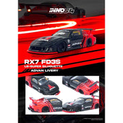 Inno IN64-LBWK-RX7-05 1/64 LBWK Mazda RX7 FD3S LB-Super Silhouette Advan Livery