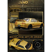 Inno IN64-R32TS-650R 1/64 Top Secret BNR32 GT-R 650R Gold