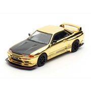 Inno 1/64 Nissan Skyline GT-R R32 Top Secret Chrome Gold TMCS 2025 Event Edition