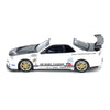 Inno IN64-R34TS-WHI 1/64 Top Secret R34 GT-R White