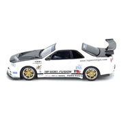 Inno IN64-R34TS-WHI 1/64 Top Secret R34 GT-R White