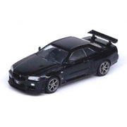 Inno 64-R34VS-BLA 1/64 Nissan Skyline GT-R R34 V-Spec II Black