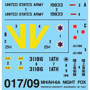 Italeri 0017 1/72 AH-6 Night Fox