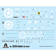 Italeri 0228S 1/35 Dodge WC-56/57 Command Car