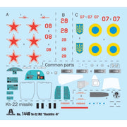 Italeri 1440S 1/72 Tu-22M2 Backfire-B