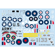 Italeri 2795 1/48 P-40E/K Kittyhawk RAAF with Australian Decals