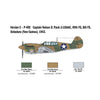 Italeri 2795 1/48 P-40E/K Kittyhawk RAAF with Australian Decals