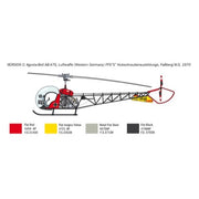 Italeri 2820S 1/48 OH-13 Sioux Korean War