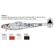 Italeri 2834S 1/48 P-38J Lightning European Theatre Operations