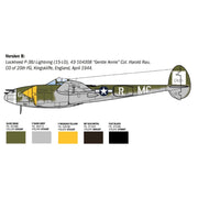 Italeri 2834S 1/48 P-38J Lightning European Theatre Operations